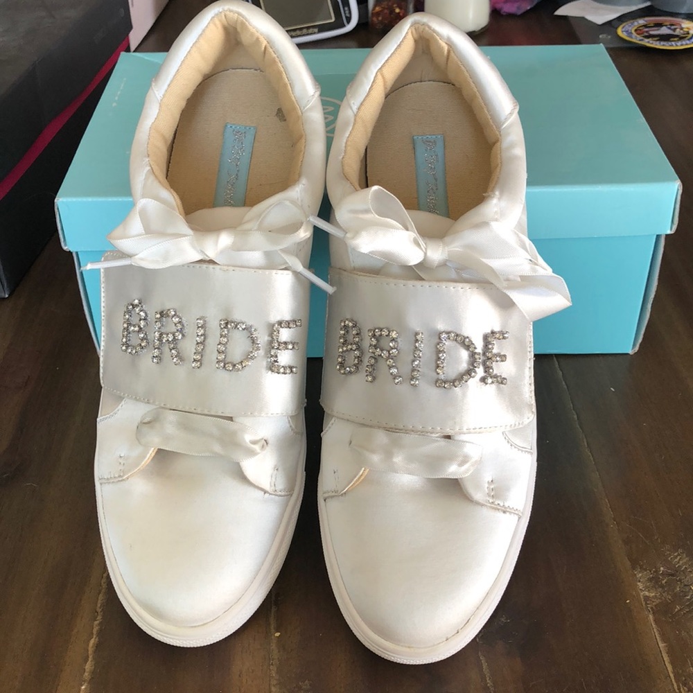 Betsey Johnson Blue Bride sneakers